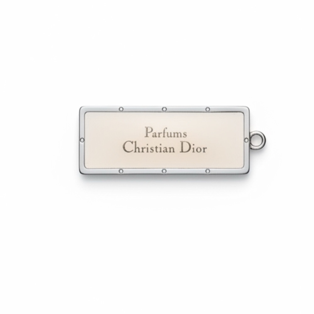 Dior Silver and Cream Necklace - Picture 2 of 2